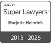 Rated by Super Lawyers, Marjorie Heinrich, 2025-2026